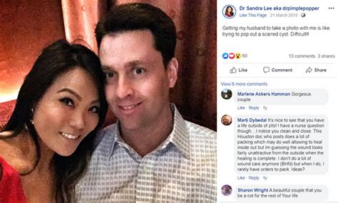 Meet Dr. Pimple Popper Sandra Lees Husband。